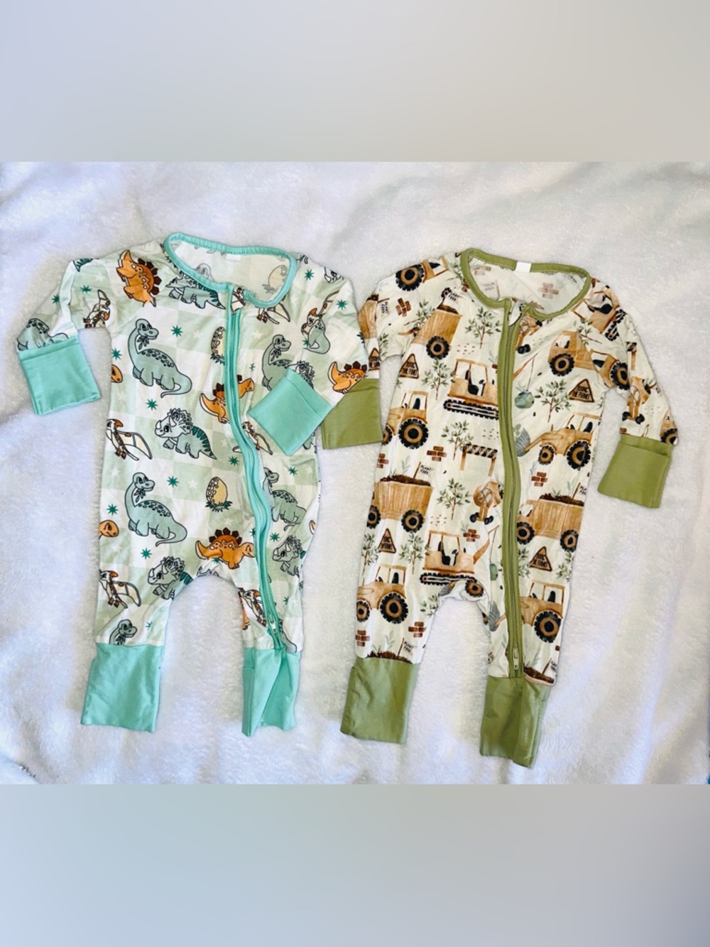 Bamboo Baby Rompers - Picture 2 of 7